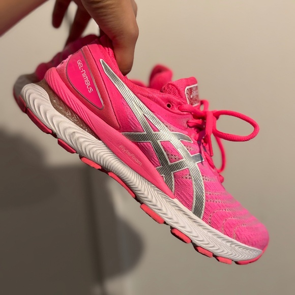 ASICS Gel-Numbus 22 Pink Running Shoes - Picture 6 of 9
